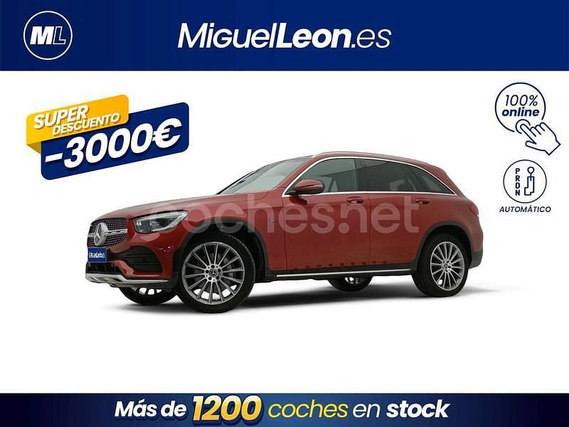 Rojo Usado 2021 Mercedes GLC300e SUV | 39.985 € (Super precio) - Imagen 1/3