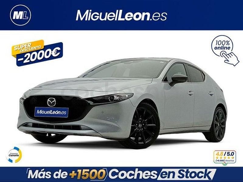 Usado Mazda 3 122 CV (89 kW) 2022 Gris / plata Berlina