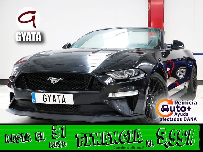 Negro Usado 2023 Ford Mustang GT Convertible Descapotable | 46.990 € (Super precio) - Imagen 1/4
