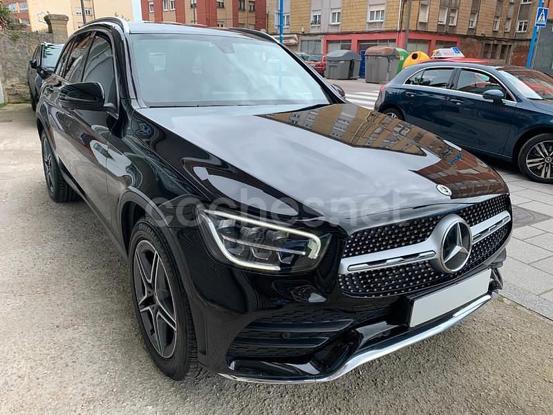 Negro Usado 2021 Mercedes GLC220 SUV | 39.990 € (Un poco caro) - Imagen 1/4