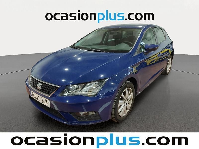 Usado Seat Leon Reference 110 CV (80 kW) 2018 Azul Utilitario