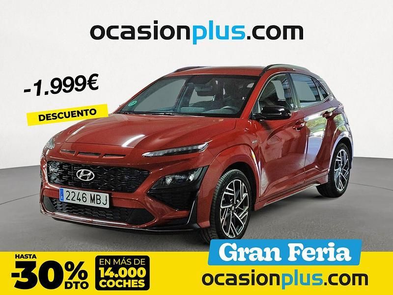Rojo Usado 2022 Hyundai Kona N Line SUV | 21.990 € (Caro) - Imagen 1/4