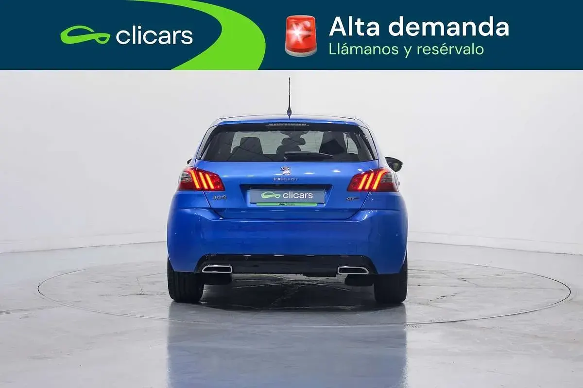 Usado Peugeot 308 GTi 131 CV (96 kW) 2021 Azul Utilitario