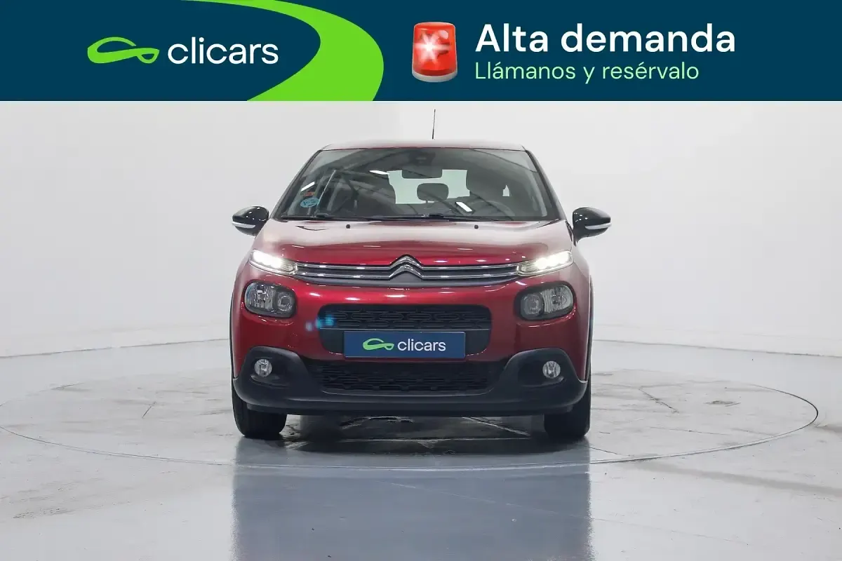 Usado Citroën C3 Feel 110 CV (80 kW) 2018 Rojo Utilitario