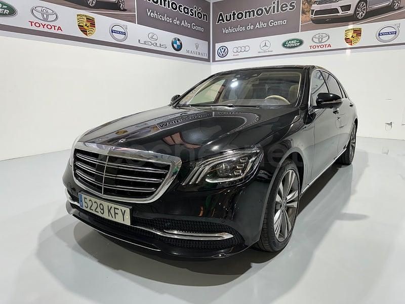 Usado Mercedes S560 469 CV (344 kW) 2018 Negro Berlina