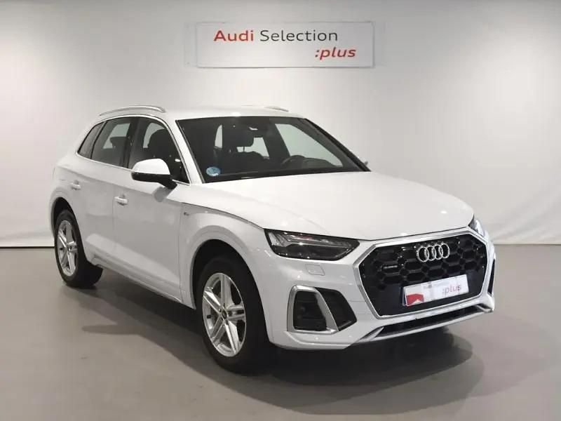 Blanco Usado 2023 Audi Q5 S-Line SUV | 48.990 € (Un poco caro) - Imagen 1/4