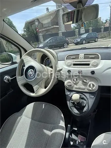 Usado Fiat 500 Lounge 69 CV (50 kW) 2014 Blanco Berlina