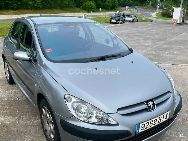 Usado Peugeot 307 110 CV (80 kW) 2002 Gris / plata Berlina