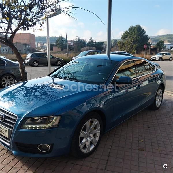 Usado Audi A5 Sportback 211 CV (155 kW) 2010 Azul Utilitario