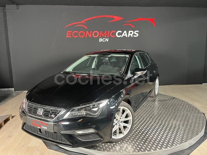 Negro Usado 2018 Seat Leon FR Berlina | 14.495 € (Precio justo) - Imagen 1/4