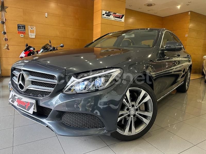 Gris metalizado Usado 2015 Mercedes C400 Berlina | 29.900 € - Imagen 1/4