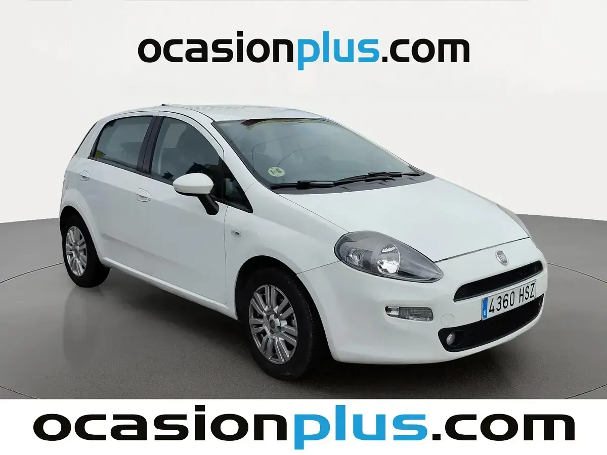 Usado Fiat Punto Easy 75 CV (55 kW) 2013 Blanco Utilitario