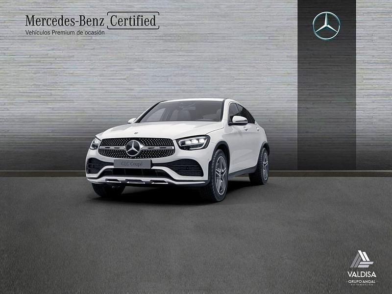 Blanco Usado 2022 Mercedes GLC220 AMG line Coupe | 47.900 € (Precio justo) - Imagen 1/4