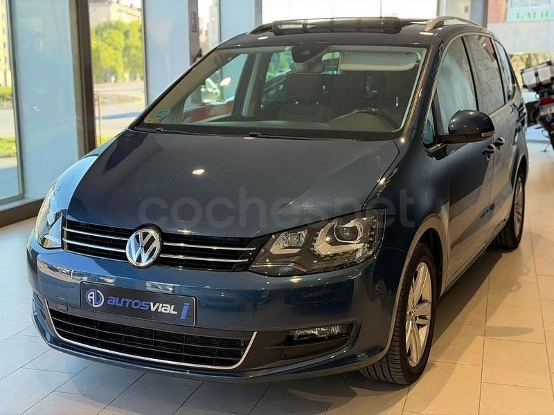 Usado VW Sharan Advance 150 CV (110 kW) 2017 Azul Monovolumen