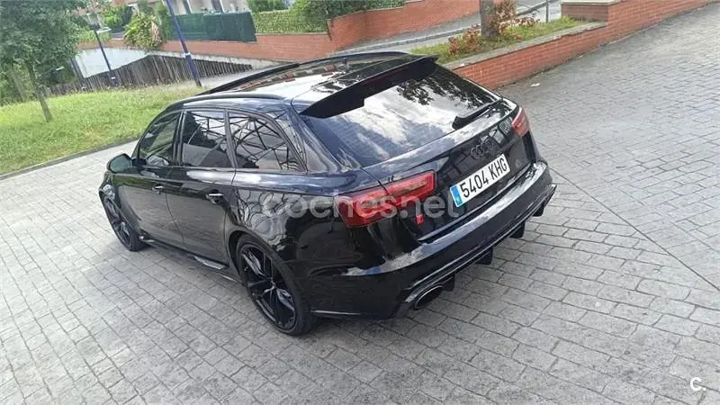 Usado Audi RS6 560 CV (411 kW) 2014 Negro Familiar