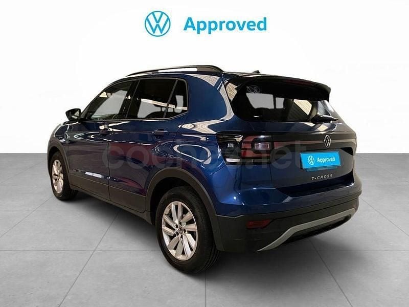 Usado VW T-Cross Advance 110 CV (80 kW) 2023 Azul SUV