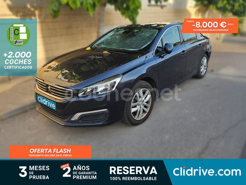 Negro Usado 2017 Peugeot 508 Active Berlina | 9590 € (Precio justo) - Imagen 1/3
