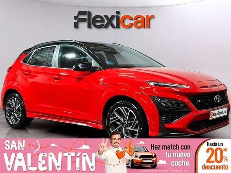 Usado Hyundai Kona N Line 120 CV (88 kW) 2021 Burdeos SUV