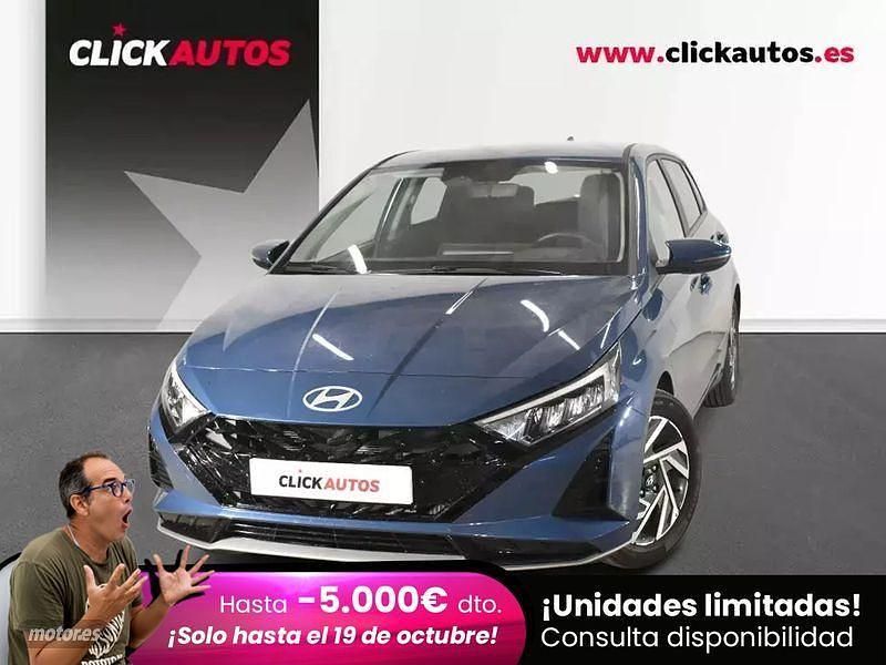 Azul Usado 2025 Hyundai i20 | 21.600 € (Precio justo) - Imagen 1/4