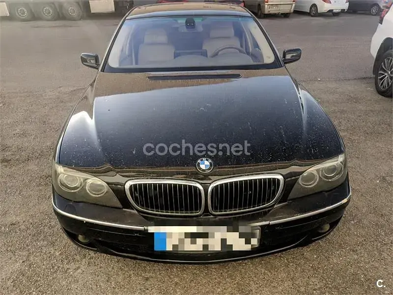 Usado BMW 730L 231 CV (169 kW) 2007 Negro Berlina