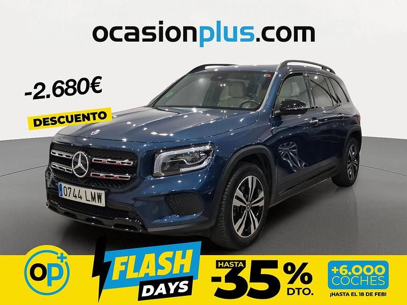 Usado Mercedes GLB180 136 CV (100 kW) 2021 Azul SUV