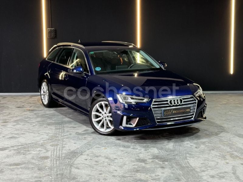 Azul Usado 2018 Audi A4 Exclusive Familiar | 20.490 € (Un poco caro) - Imagen 1/4
