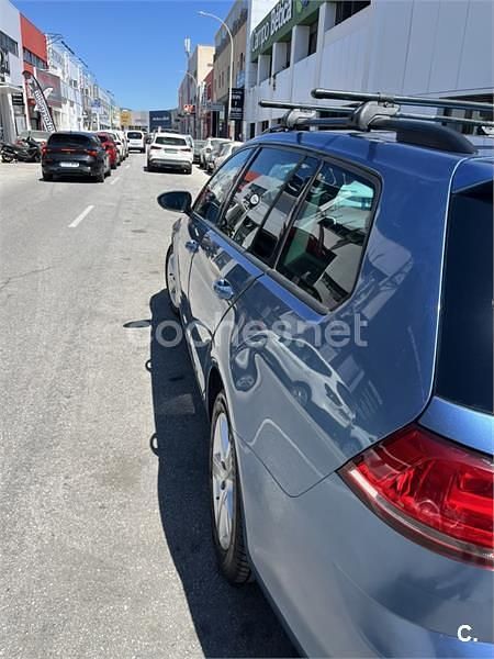 Usado VW Golf VII Advance 110 CV (80 kW) 2015 Azul Familiar