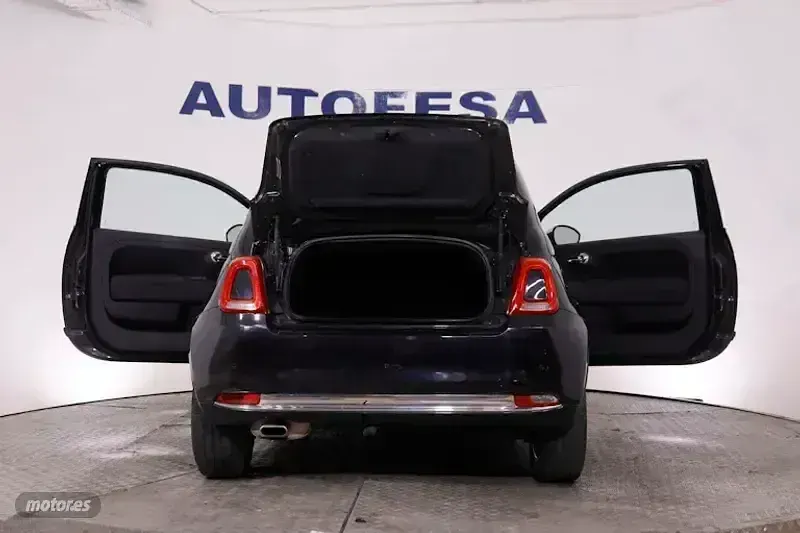 Usado Fiat 500C Lounge 69 CV (50 kW) 2018 Negro Descapotable