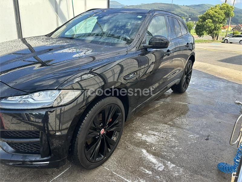 Negro Usado 2018 Jaguar F-Pace R-Sport SUV | 35.000 € - Imagen 1/4