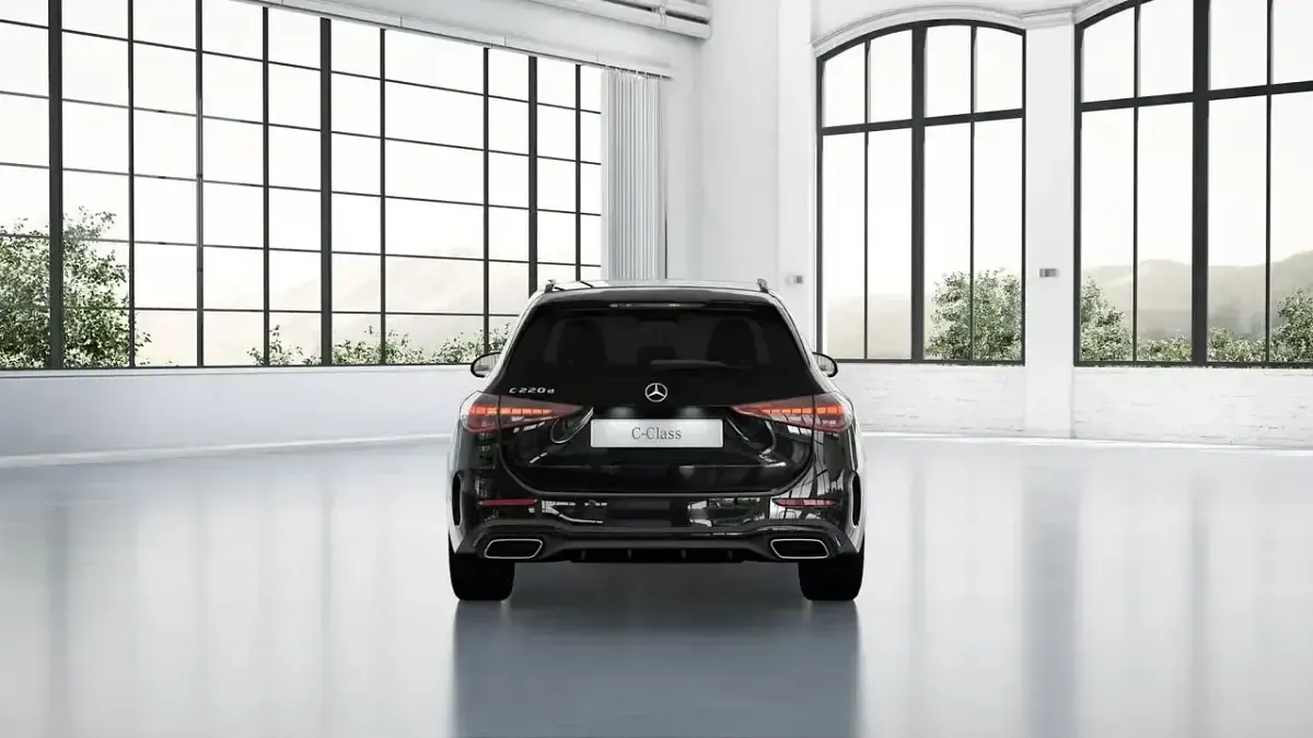 Usado Mercedes C220 197 CV (144 kW) 2025 Negro Familiar