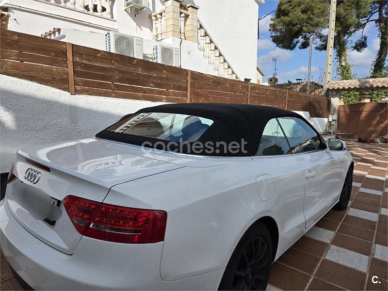 Usado Audi A5 Cabriolet S-Line 211 CV (155 kW) 2010 Blanco Descapotable
