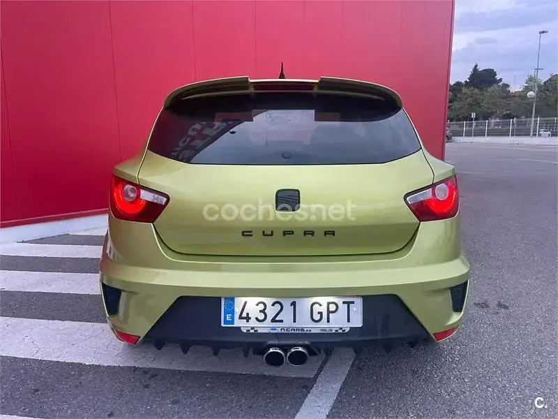 Usado Seat Ibiza SC CUPRA 180 CV (132 kW) 2009 Amarillo Utilitario