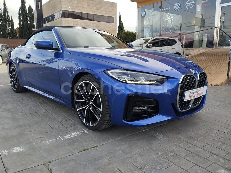 Azul Usado 2023 BMW 420 Descapotable | 37.900 € (Precio justo) - Imagen 1/4