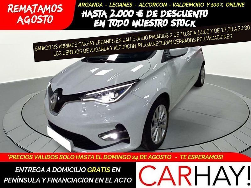 Blanco Usado 2020 Renault Zoe Intens Utilitario | 12.890 € (Precio justo) - Imagen 1/4