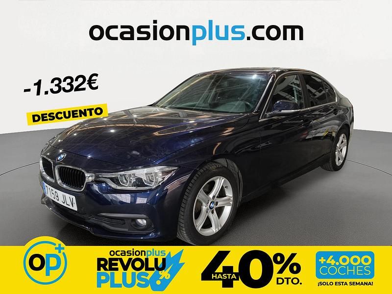 Usado BMW 318 150 CV (110 kW) 2016 Azul Berlina