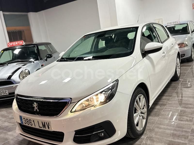Blanco Usado 2021 Peugeot 308 Active Berlina | 12.500 € (Precio justo) - Imagen 1/4