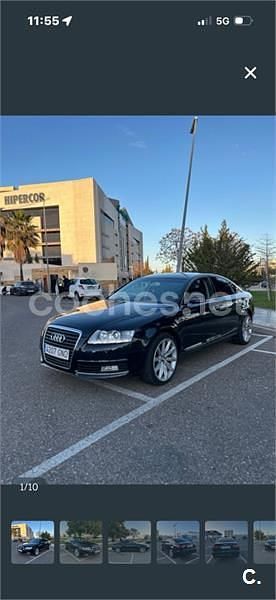 Usado Audi A6 170 CV (125 kW) 2009 Azul Berlina
