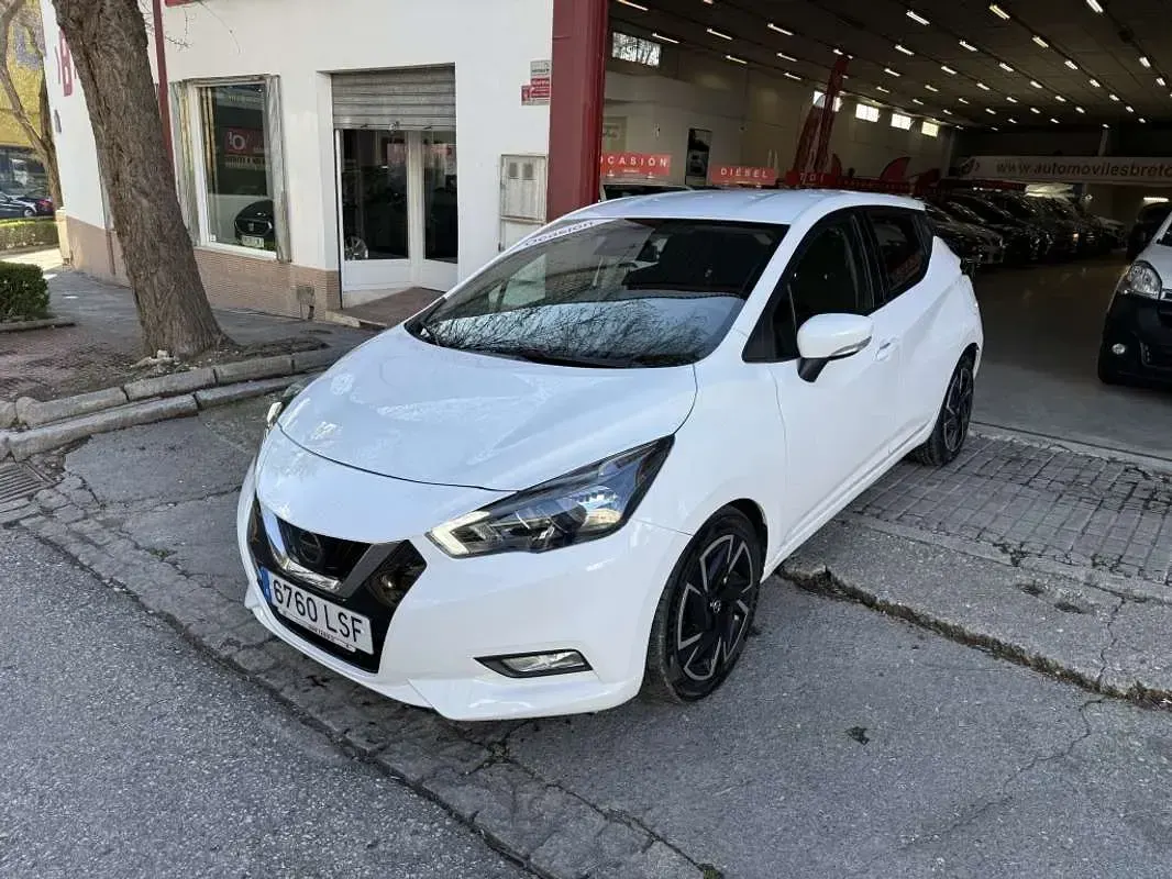 Usado Nissan Micra Acenta 92 CV (67 kW) 2021 Blanco Utilitario