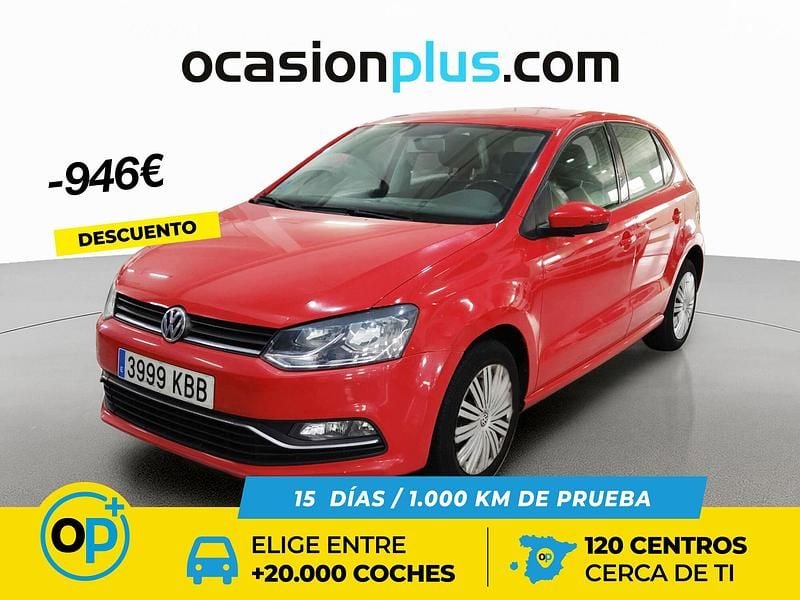 Rojo Usado 2017 VW Polo Edition Berlina | 8590 € (Buen precio) - Imagen 1/4