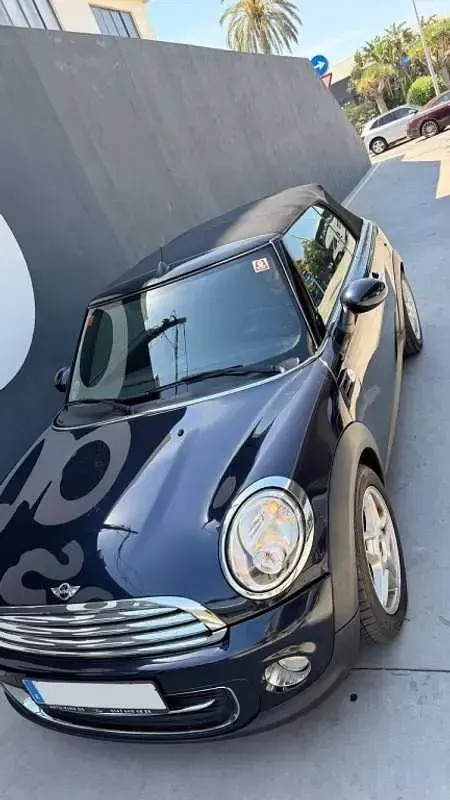 Usado Mini Cooper Cabriolet 122 CV (89 kW) 2012 Azul Descapotable