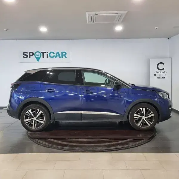 Usado Peugeot 3008 Allure 130 CV (95 kW) 2018 Azul SUV