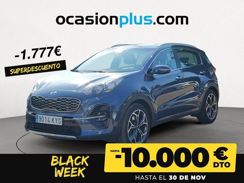 Azul Usado 2019 Kia Sportage GT-Line SUV | 19.555 € (Un poco caro) - Imagen 1/4