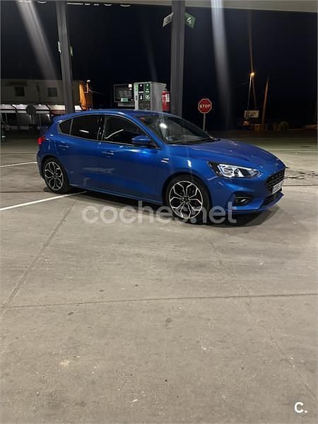 Azul Usado 2020 Ford Focus ST-Line Berlina | 18.900 € (Un poco caro) - Imagen 1/4