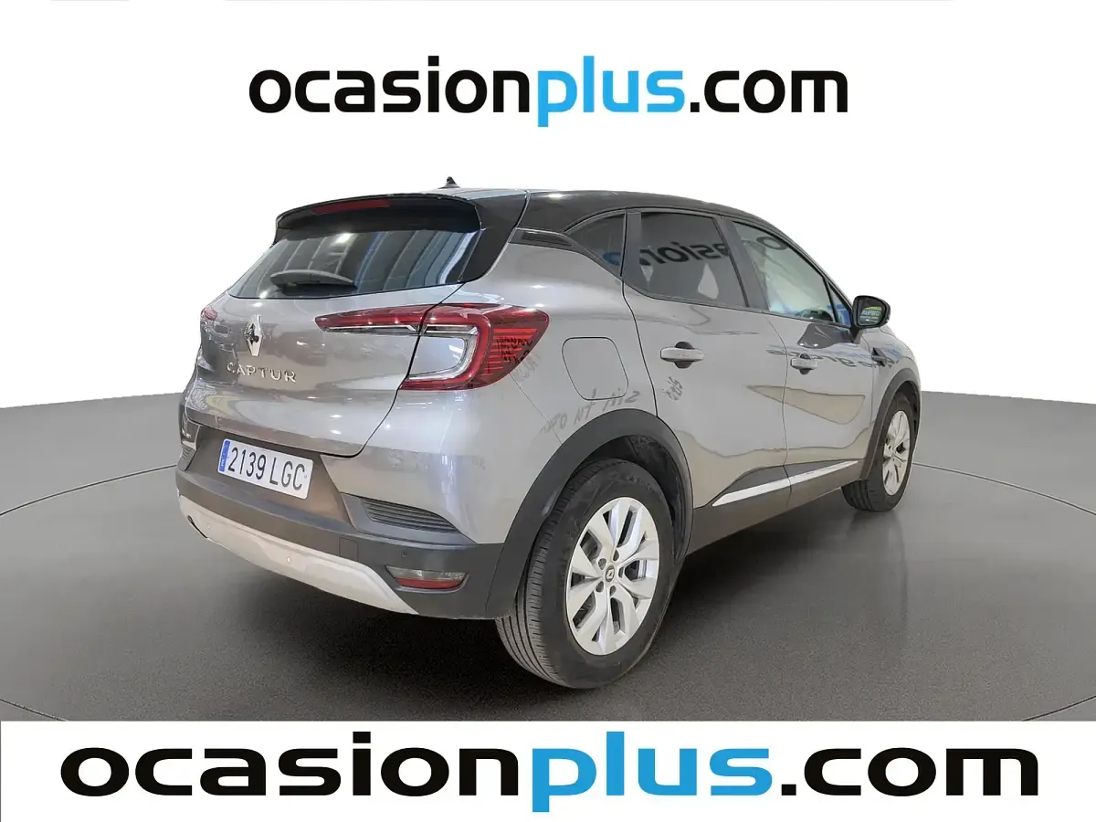 Usado Renault Captur Intens 101 CV (74 kW) 2020 Gris SUV