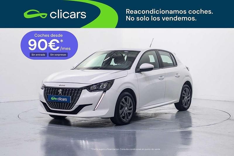 Usado Peugeot 208 Active 102 CV (75 kW) 2021 Blanco Utilitario