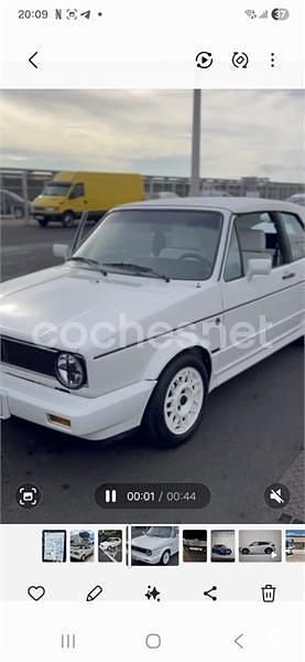 Brugt VW Golf Cabriolet 112 HK (82 kW) 1988 Hvid Cabriolet
