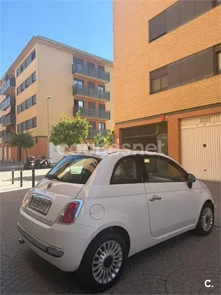 Usado Fiat 500 69 CV (50 kW) 2010 Blanco Berlina