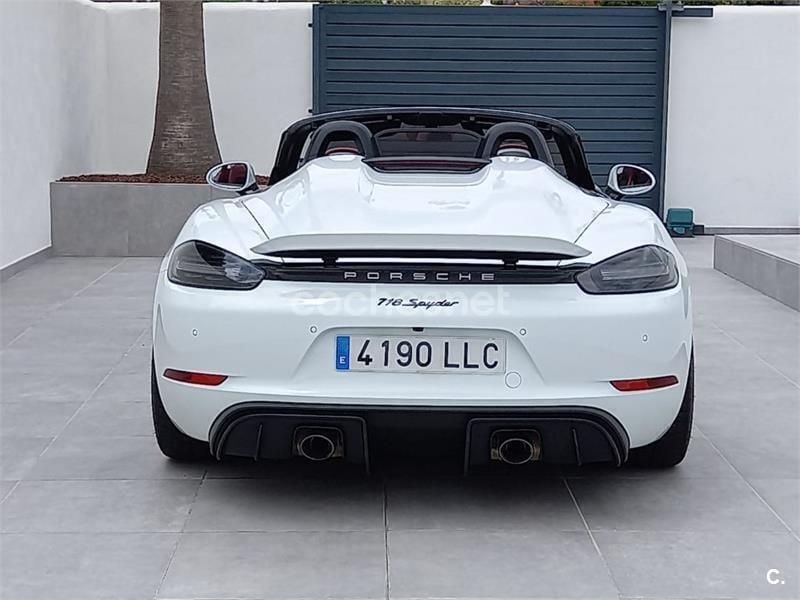 Blanco Usado 2020 Porsche 718 Spyder Descapotable | 99.950 € - Imagen 1/4