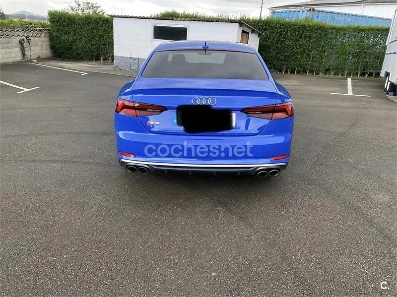 Usado Audi S5 354 CV (260 kW) 2017 Azul Coupe