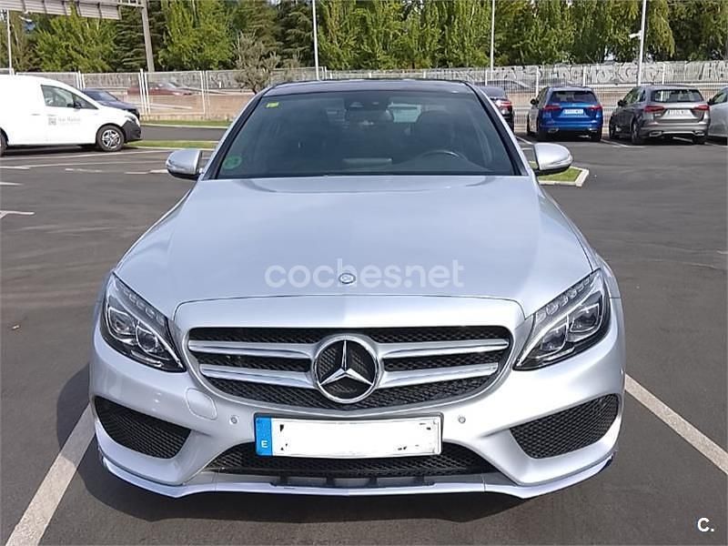 Gris / plata Usado 2016 Mercedes C220 AMG line Berlina | 15.500 € (Super precio) - Imagen 1/4